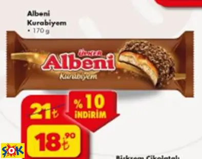 ÜLKER ALBENİ KURABİYEM 170GR ÜLKER ALBENİ KURABİYEM 170GR